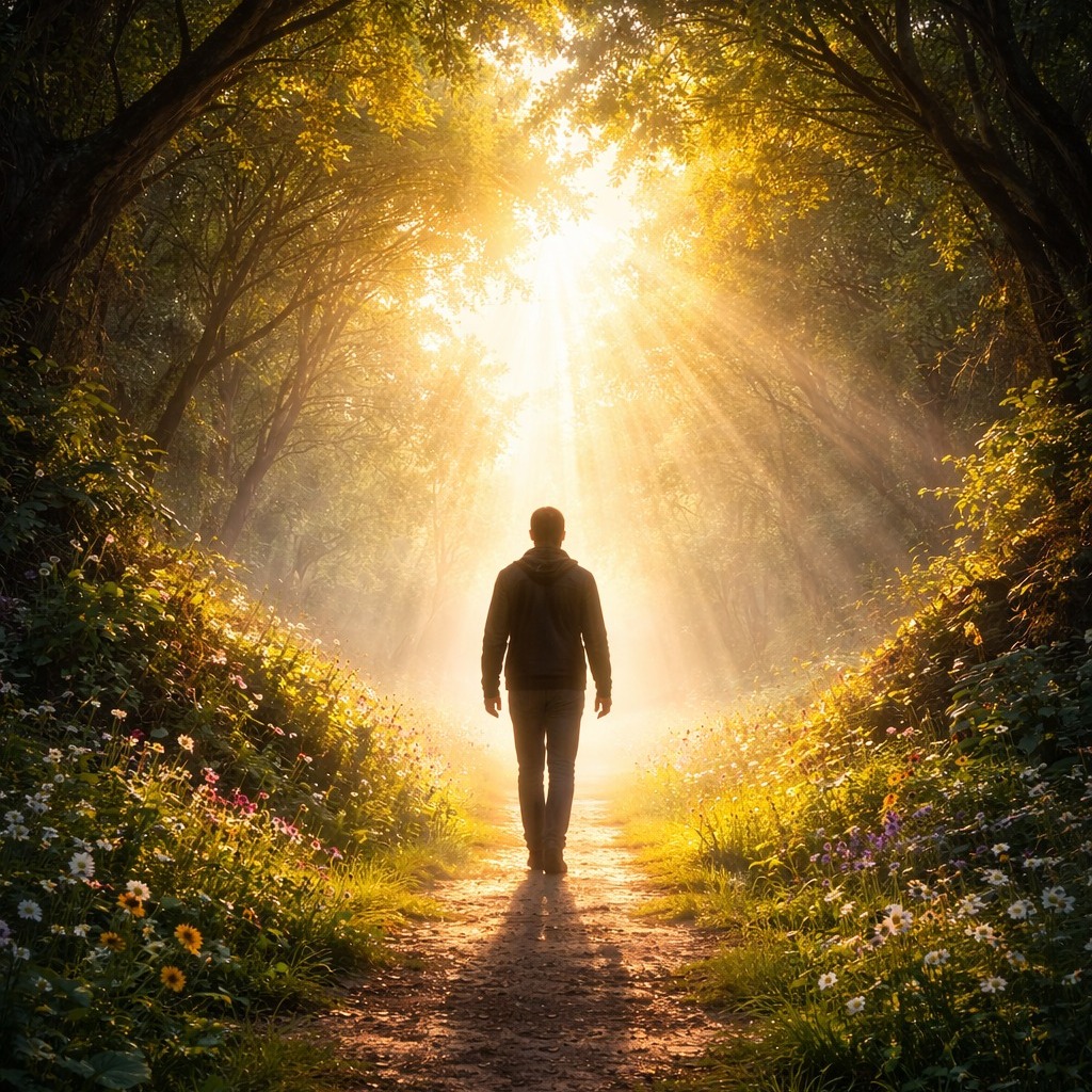 Happy young woman wearing a yellow sweater and smiling with closed eyes